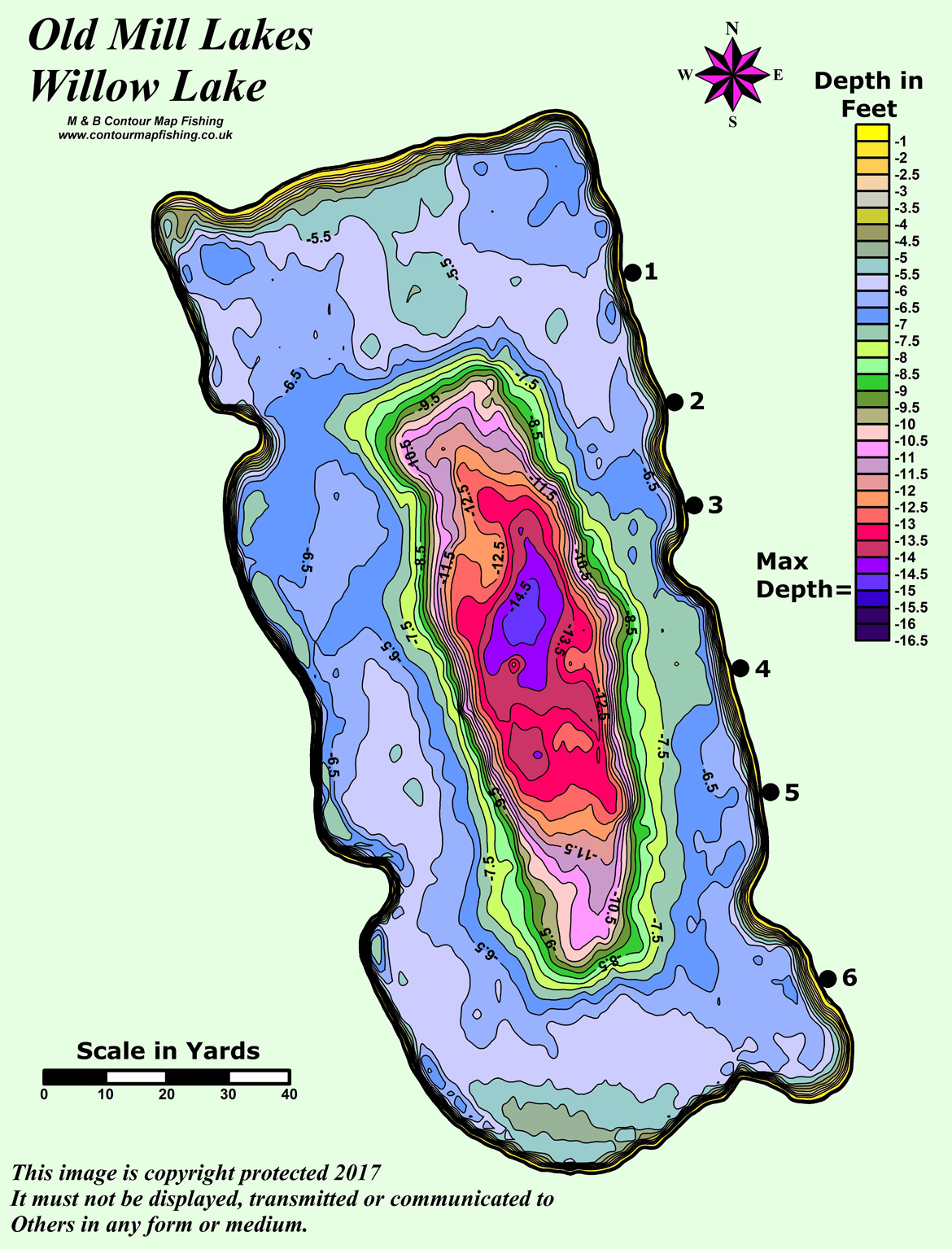 Willow Contour Map